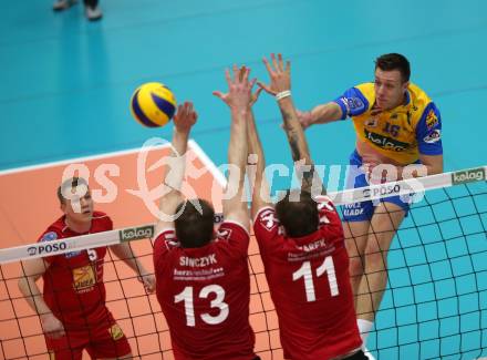 Volleyball. AVL Finale. SK Posojilnica Aich/Dob gegen SG Union Raiffeisen Waldviertel. Matej Koek, (Aich/Dob). Bleiburg, 24.4.2019.
Foto: Kuess
---
pressefotos, pressefotografie, kuess, qs, qspictures, sport, bild, bilder, bilddatenbank