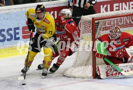 EBEL. Eishockey Bundesliga. KAC gegen	spusu Vienna Capitals. Steven Strong, Lars Haugen,  (KAC), Emilio Romig (Vienna Capitals). Klagenfurt, am 24.4.2019.
Foto: Kuess

---
pressefotos, pressefotografie, kuess, qs, qspictures, sport, bild, bilder, bilddatenbank