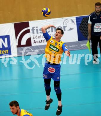 Volleyball. AVL Finale. SK Posojilnica Aich/Dob gegen SG Union Raiffeisen Waldviertel. Federico Jorge Franetovich (Aich/Dob). Bleiburg, 24.4.2019.
Foto: Kuess
---
pressefotos, pressefotografie, kuess, qs, qspictures, sport, bild, bilder, bilddatenbank