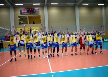 Volleyball. AVL Finale. SK Posojilnica Aich/Dob gegen SG Union Raiffeisen Waldviertel. Meisterjubel (Aich/Dob). Bleiburg, 24.4.2019.
Foto: Kuess
---
pressefotos, pressefotografie, kuess, qs, qspictures, sport, bild, bilder, bilddatenbank