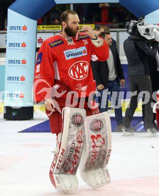EBEL. Eishockey Bundesliga. KAC gegen	spusu Vienna Capitals. Meisterjubel  David Madlehner (KAC). Klagenfurt, am 24.4.2019.
Foto: Kuess

---
pressefotos, pressefotografie, kuess, qs, qspictures, sport, bild, bilder, bilddatenbank