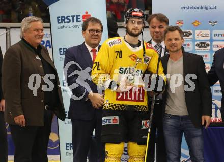 EBEL. Eishockey Bundesliga. KAC gegen	spusu Vienna Capitals.  Benjamin Nissner  (Vienna Capitals). Klagenfurt, am 24.4.2019.
Foto: Kuess

---
pressefotos, pressefotografie, kuess, qs, qspictures, sport, bild, bilder, bilddatenbank