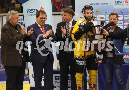 EBEL. Eishockey Bundesliga. KAC gegen	spusu Vienna Capitals.  Peter Schneider (Vienna Capitals). Klagenfurt, am 24.4.2019.
Foto: Kuess

---
pressefotos, pressefotografie, kuess, qs, qspictures, sport, bild, bilder, bilddatenbank