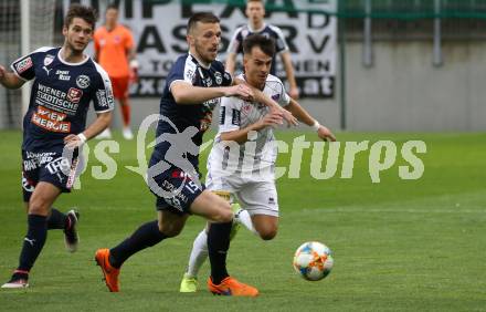 Fussball. 2. Liga. âSK Austria Klagenfurt gegen FAC Wien. Daniel Steinwender,  (Klagenfurt), Christian Bubalovic (FAC Wien). Klagenfurt, 26.4.2019.
Foto: Kuess
---
pressefotos, pressefotografie, kuess, qs, qspictures, sport, bild, bilder, bilddatenbank