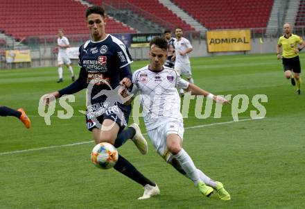 Fussball. 2. Liga. âSK Austria Klagenfurt gegen FAC Wien. Daniel Steinwender,  (Klagenfurt), Tin Plavotic (FAC Wien). Klagenfurt, 26.4.2019.
Foto: Kuess
---
pressefotos, pressefotografie, kuess, qs, qspictures, sport, bild, bilder, bilddatenbank