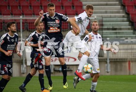 Fussball. 2. Liga. âSK Austria Klagenfurt gegen FAC Wien. Markus Rusek,  (Klagenfurt), Alex Sobczyk (FAC Wien). Klagenfurt, 26.4.2019.
Foto: Kuess
---
pressefotos, pressefotografie, kuess, qs, qspictures, sport, bild, bilder, bilddatenbank