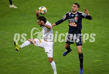 Fussball. 2. Liga. âSK Austria Klagenfurt gegen FAC Wien. Sandro Zakany,  (Klagenfurt), Stefan Umjenovic (FAC Wien). Klagenfurt, 26.4.2019.
Foto: Kuess
---
pressefotos, pressefotografie, kuess, qs, qspictures, sport, bild, bilder, bilddatenbank