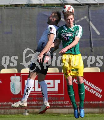 Fussball. Regionalliga. WAC Amateure gegen UVB Voecklamarkt.  Miha Robic, (WAC), Simon Michael Wuertinger  (Voecklamarkt). Wolfsberg, 20.4.2019.
Foto: Kuess
---
pressefotos, pressefotografie, kuess, qs, qspictures, sport, bild, bilder, bilddatenbank