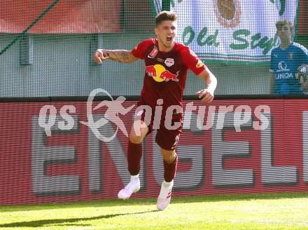 Fussball. UNIQA OEFB Cup. FC Red Bulll Salzburg gegen SK Rapid Wien. Torjubel Patrick Farkas (Salzburg). Klagenfurt, am 1.5.2019.
Foto: Kuess 
---
pressefotos, pressefotografie, kuess, qs, qspictures, sport, bild, bilder, bilddatenbank