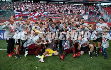 Fussball. UNIQA OEFB Cup. FC Red Bulll Salzburg gegen SK Rapid Wien. Sieger Jubel (Salzburg). Klagenfurt, Woerthersee Stadion, am 1.5.2019.
Foto: Kuess
---
pressefotos, pressefotografie, kuess, qs, qspictures, sport, bild, bilder, bilddatenbank