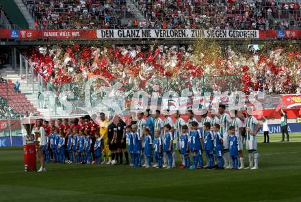 Fussball. UNIQA OEFB Cup. FC Red Bulll Salzburg gegen SK Rapid Wien. Fans (Salzburg). Klagenfurt, Woerthersee Stadion, am 1.5.2019.
Foto: Kuess 
---
pressefotos, pressefotografie, kuess, qs, qspictures, sport, bild, bilder, bilddatenbank