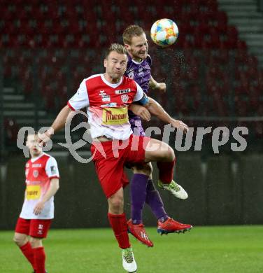 Fussball. 2. Liga. âSK Austria Klagenfurt gegen KSV 1919. Markus Rusek,  (Klagenfurt), David Sencar (KSV 1919). Klagenfurt, 3.5.2019.
Foto: Kuess
---
pressefotos, pressefotografie, kuess, qs, qspictures, sport, bild, bilder, bilddatenbank