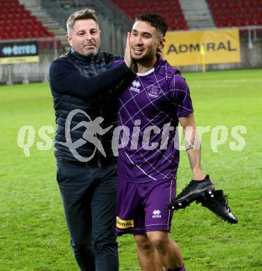 Fussball. 2. Liga. âSK Austria Klagenfurt gegen KSV 1919. Sascha Gulevski, Maximiliano Moreira Romero	 (Klagenfurt). Klagenfurt, 3.5.2019.
Foto: Kuess
---
pressefotos, pressefotografie, kuess, qs, qspictures, sport, bild, bilder, bilddatenbank