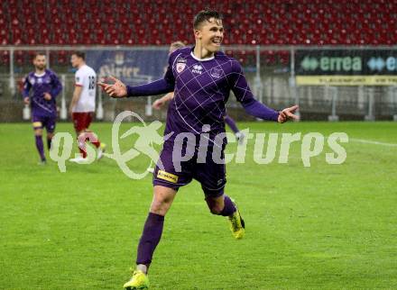 Fussball. 2. Liga. âSK Austria Klagenfurt gegen KSV 1919.  Torjubel Benedikt Pichler (Klagenfurt). Klagenfurt, 3.5.2019.
Foto: Kuess
---
pressefotos, pressefotografie, kuess, qs, qspictures, sport, bild, bilder, bilddatenbank