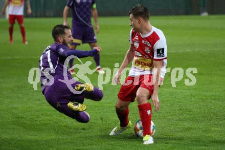 Fussball. 2. Liga. âSK Austria Klagenfurt gegen KSV 1919. Okan Aydin,  (Klagenfurt), Daniel Racic (KSV 1919). Klagenfurt, 3.5.2019.
Foto: Kuess
---
pressefotos, pressefotografie, kuess, qs, qspictures, sport, bild, bilder, bilddatenbank