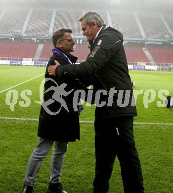 Fussball. 2. Liga. âSK Austria Klagenfurt gegen KSV 1919. Ivica Peric, Trainer Robert Micheu (Klagenfurt). Klagenfurt, 3.5.2019.
Foto: Kuess
---
pressefotos, pressefotografie, kuess, qs, qspictures, sport, bild, bilder, bilddatenbank