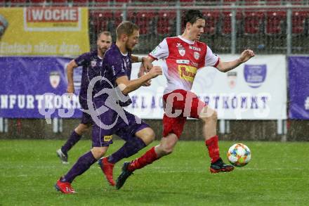 Fussball. 2. Liga. âSK Austria Klagenfurt gegen KSV 1919. Markus Rusek,  (Klagenfurt), Thomas Sabitzer (KSV 1919). Klagenfurt, 3.5.2019.
Foto: Kuess
---
pressefotos, pressefotografie, kuess, qs, qspictures, sport, bild, bilder, bilddatenbank