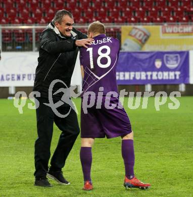 Fussball. 2. Liga. âSK Austria Klagenfurt gegen KSV 1919. Trainer Robert Miicheu, Markus Rusek (Klagenfurt). Klagenfurt, 3.5.2019.
Foto: Kuess
---
pressefotos, pressefotografie, kuess, qs, qspictures, sport, bild, bilder, bilddatenbank