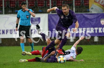 Fussball. 2. Liga. âSK Austria Klagenfurt gegen KSV 1919. Markus Rusek, Kosmas Gkezos,  (Klagenfurt), Daniel Racic (KSV 1919). Klagenfurt, 3.5.2019.
Foto: Kuess
---
pressefotos, pressefotografie, kuess, qs, qspictures, sport, bild, bilder, bilddatenbank