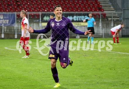 Fussball. 2. Liga. âSK Austria Klagenfurt gegen KSV 1919.  Torjubel Benedikt Pichler (Klagenfurt). Klagenfurt, 3.5.2019.
Foto: Kuess
---
pressefotos, pressefotografie, kuess, qs, qspictures, sport, bild, bilder, bilddatenbank