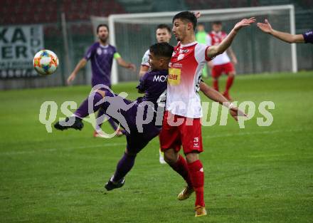 Fussball. 2. Liga. âSK Austria Klagenfurt gegen KSV 1919. Maximiliano Moreira Romero, (Klagenfurt), Levan Eloshvili  (KSV 1919). Klagenfurt, 3.5.2019.
Foto: Kuess
---
pressefotos, pressefotografie, kuess, qs, qspictures, sport, bild, bilder, bilddatenbank