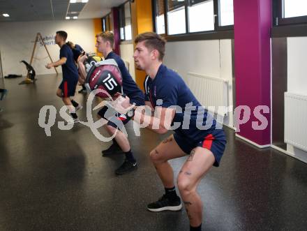 Fussball. 2. Liga. âSK Austria Klagenfurt. Training.  Marc Ortner, Scott Kennedy. Klagenfurt, 26.2.2019.
Foto: Kuess
---
pressefotos, pressefotografie, kuess, qs, qspictures, sport, bild, bilder, bilddatenbank