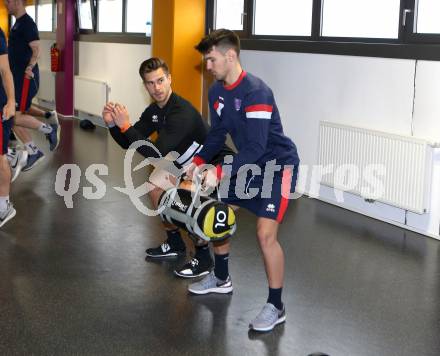 Fussball. 2. Liga. âSK Austria Klagenfurt. Training. Marcel Kuster, Patrik Dzalto. Klagenfurt, 26.2.2019.
Foto: Kuess
---
pressefotos, pressefotografie, kuess, qs, qspictures, sport, bild, bilder, bilddatenbank