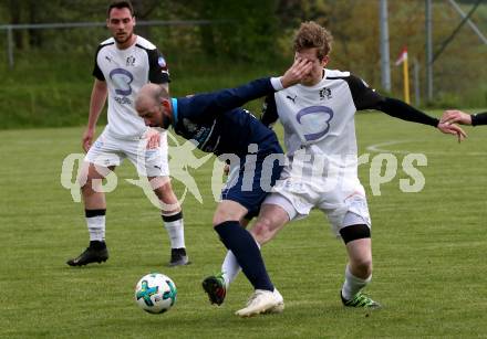 Fussball Unterliga Ost, Ludmannsdorf gegen Sele Zell. Danijel Josimovic,  (Ludmannsdorf), Simon Rustia (Sele). Ludmannsdorf, am 8.5.2019.
Foto: Kuess
---
pressefotos, pressefotografie, kuess, qs, qspictures, sport, bild, bilder, bilddatenbank