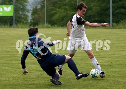 Fussball Unterliga Ost, Ludmannsdorf gegen Sele Zell. Daniel Georg Lauritsch,  (Ludmannsdorf), Gabriel Gregorn (Sele). Ludmannsdorf, am 8.5.2019.
Foto: Kuess
---
pressefotos, pressefotografie, kuess, qs, qspictures, sport, bild, bilder, bilddatenbank