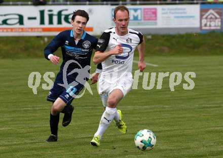 Fussball Unterliga Ost, Ludmannsdorf gegen Sele Zell. Rafael Ogris-Martic,  (Ludmannsdorf), Florian Kelih (Sele). Ludmannsdorf, am 8.5.2019.
Foto: Kuess
---
pressefotos, pressefotografie, kuess, qs, qspictures, sport, bild, bilder, bilddatenbank