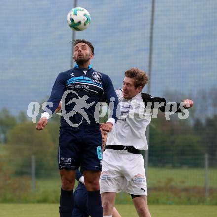 Fussball Unterliga Ost, Ludmannsdorf gegen Sele Zell. Sead Sabotic,  (Ludmannsdorf), Simon Rustia (Sele). Ludmannsdorf, am 8.5.2019.
Foto: Kuess
---
pressefotos, pressefotografie, kuess, qs, qspictures, sport, bild, bilder, bilddatenbank