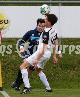 Fussball Unterliga Ost, Ludmannsdorf gegen Sele Zell. Daniel Georg Lauritsch,  (Ludmannsdorf), Gabriel Gregorn (Sele). Ludmannsdorf, am 8.5.2019.
Foto: Kuess
---
pressefotos, pressefotografie, kuess, qs, qspictures, sport, bild, bilder, bilddatenbank