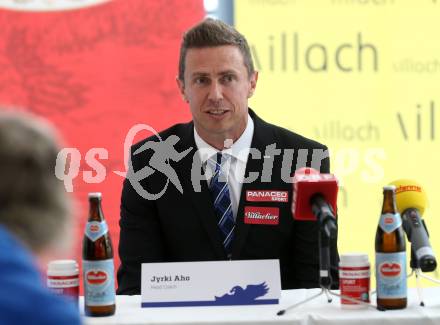 Eishockey. VSV. Pressekonferenz.  Jyrki Aho. Villach, 9.5.2019.
Foto: Kuess
---
pressefotos, pressefotografie, kuess, qs, qspictures, sport, bild, bilder, bilddatenbank