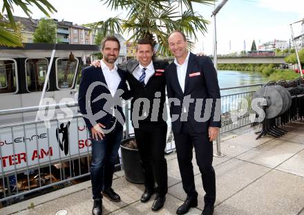 Eishockey. VSV. Pressekonferenz. Andreas Schwab, Jyrki Aho, Gerald Rauchenwald. Villach, 9.5.2019.
Foto: Kuess
---
pressefotos, pressefotografie, kuess, qs, qspictures, sport, bild, bilder, bilddatenbank