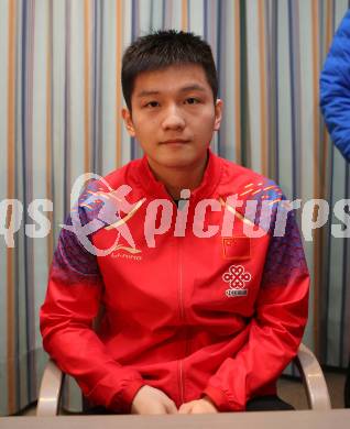 Tischtennis. Pressekonferenz des Oesterreichischen Tischtennisverbandes.  Fan Zhendong. Egg, Faaker See, 11.4.2019.
Foto: Kuess
---
pressefotos, pressefotografie, kuess, qs, qspictures, sport, bild, bilder, bilddatenbank