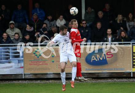 Fussball 2. KLasse C. KAC B 1909 Juniors gegen SC St. Veit. Tobias Alexander Schaflechner,  (KAC), Florian Matthias Novak (St. Veit). Klagenfurt, am 5.5.2019.
Foto: Kuess
---
pressefotos, pressefotografie, kuess, qs, qspictures, sport, bild, bilder, bilddatenbank