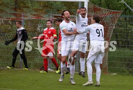 Fussball 2. KLasse C. KAC B 1909 Juniors gegen SC St. Veit.  Torjubel Ramazan Guerkan (St. Veit). Klagenfurt, am 5.5.2019.
Foto: Kuess
---
pressefotos, pressefotografie, kuess, qs, qspictures, sport, bild, bilder, bilddatenbank