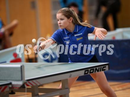 Tischtennis.  Kaerntner Meisterschaften. Kiara Segula. Feldkirchen, 2.12.2018.
Foto: Kuess
---
pressefotos, pressefotografie, kuess, qs, qspictures, sport, bild, bilder, bilddatenbank