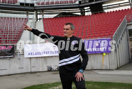 Fussball. 2. Liga. âSK Austria Klagenfurt. Trainer Robert Micheu.  Klagenfurt, 15.4.2019.
Foto: Kuess
---
pressefotos, pressefotografie, kuess, qs, qspictures, sport, bild, bilder, bilddatenbank