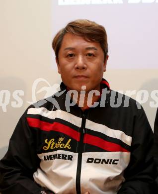 Tischtennis. Pressekonferenz des Oesterreichischen Tischtennisverbandes.  Qian Qian-Li. Egg, Faaker See, 11.4.2019.
Foto: Kuess
---
pressefotos, pressefotografie, kuess, qs, qspictures, sport, bild, bilder, bilddatenbank