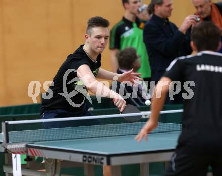 Tischtennis.  Kaerntner Meisterschaften. Martin Gutschi. Feldkirchen, 2.12.2018.
Foto: Kuess
---
pressefotos, pressefotografie, kuess, qs, qspictures, sport, bild, bilder, bilddatenbank