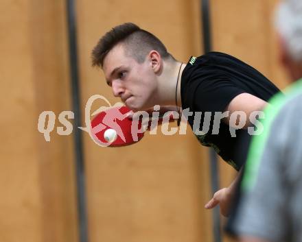 Tischtennis.  Kaerntner Meisterschaften. Martin Gutschi,. Feldkirchen, 2.12.2018.
Foto: Kuess
---
pressefotos, pressefotografie, kuess, qs, qspictures, sport, bild, bilder, bilddatenbank