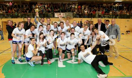 Handball Bundesliga Frauen. Oberes Play Off. SC Kelag Ferlach/Feldkirchen gegen Rxcel Handball Tulln. Jubel (SCF). Ferlach, am 11.5.2019.
Foto: Kuess
---
pressefotos, pressefotografie, kuess, qs, qspictures, sport, bild, bilder, bilddatenbank