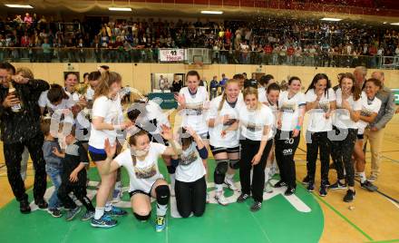 Handball Bundesliga Frauen. Oberes Play Off. SC Kelag Ferlach/Feldkirchen gegen Rxcel Handball Tulln. Jubel (SCF). Ferlach, am 11.5.2019.
Foto: Kuess
---
pressefotos, pressefotografie, kuess, qs, qspictures, sport, bild, bilder, bilddatenbank