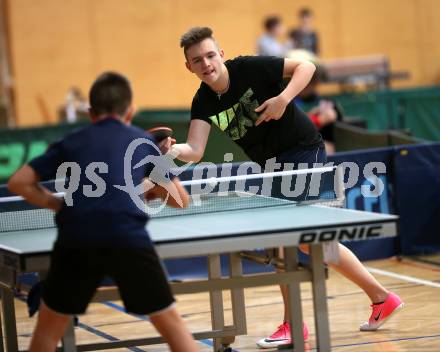 Tischtennis.  Kaerntner Meisterschaften. Martin Gutschi, . Feldkirchen, 2.12.2018.
Foto: Kuess
---
pressefotos, pressefotografie, kuess, qs, qspictures, sport, bild, bilder, bilddatenbank