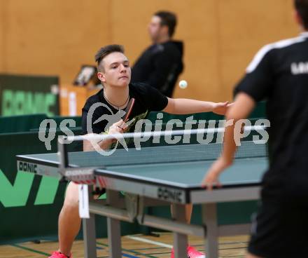 Tischtennis.  Kaerntner Meisterschaften. Martin Gutschi. Feldkirchen, 2.12.2018.
Foto: Kuess
---
pressefotos, pressefotografie, kuess, qs, qspictures, sport, bild, bilder, bilddatenbank