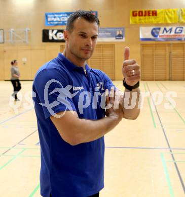 Handball Bundesliga Frauen. Oberes Play Off. SC Kelag Ferlach/Feldkirchen gegen Rxcel Handball Tulln. Trainer Miro Barisic (SCF). Ferlach, am 11.5.2019.
Foto: Kuess
---
pressefotos, pressefotografie, kuess, qs, qspictures, sport, bild, bilder, bilddatenbank