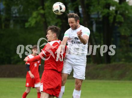 Fussball 2. KLasse C. KAC B 1909 Juniors gegen SC St. Veit. David Josef Bodner, (KAC), Christofer Huber  (St. Veit). Klagenfurt, am 5.5.2019.
Foto: Kuess
---
pressefotos, pressefotografie, kuess, qs, qspictures, sport, bild, bilder, bilddatenbank