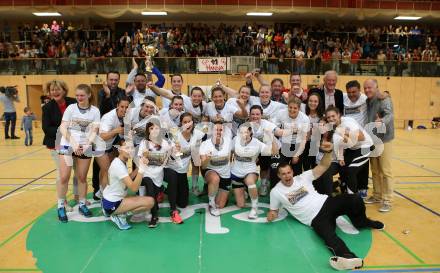 Handball Bundesliga Frauen. Oberes Play Off. SC Kelag Ferlach/Feldkirchen gegen Rxcel Handball Tulln. Jubel (SCF). Ferlach, am 11.5.2019.
Foto: Kuess
---
pressefotos, pressefotografie, kuess, qs, qspictures, sport, bild, bilder, bilddatenbank