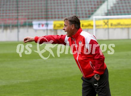 Fussball. Tournament delle Nazioni. Oesterreich gegen Nordmazedonien. Trainer Hermann Stadler. Klagenfurt, 29.4.2019.
Foto: Kuess
---
pressefotos, pressefotografie, kuess, qs, qspictures, sport, bild, bilder, bilddatenbank